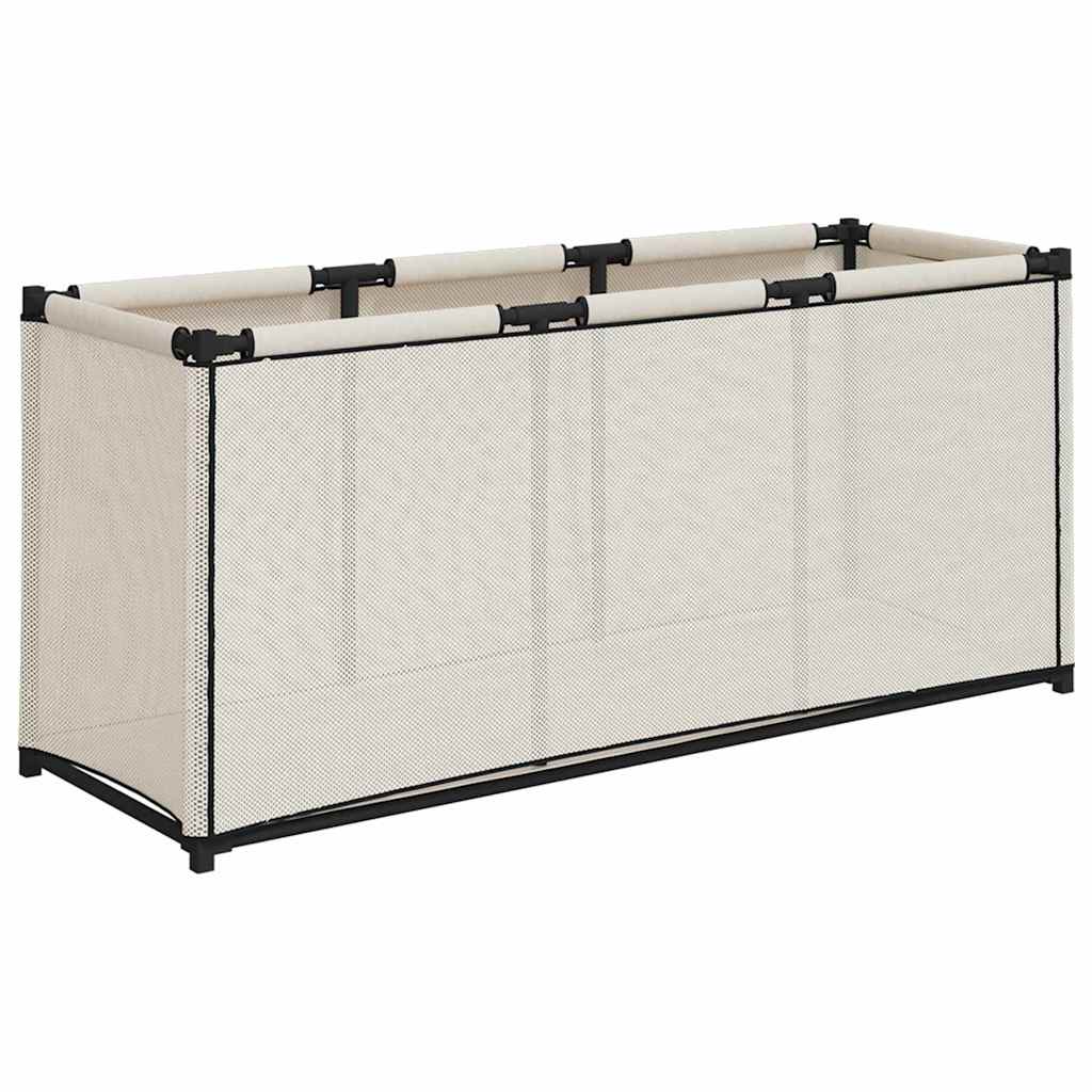 Κουτί Αποθήκευσης Κρεμ 105 x 34,5 x 45 εκ. Υφασμάτινο - Pakobazaar
