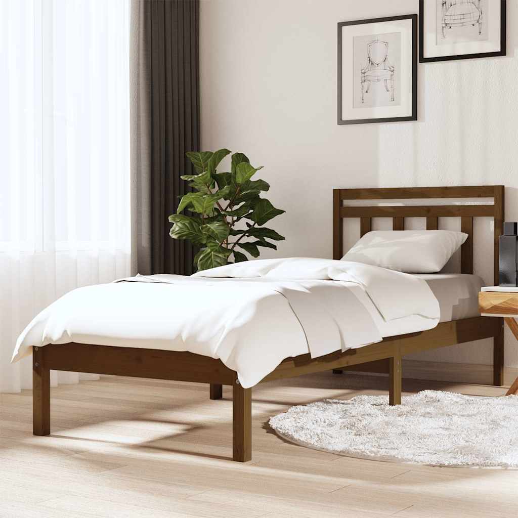 Πλαίσιο Κρεβατιού Μελί 75x190 εκ. Ξύλο Πεύκου Small Single