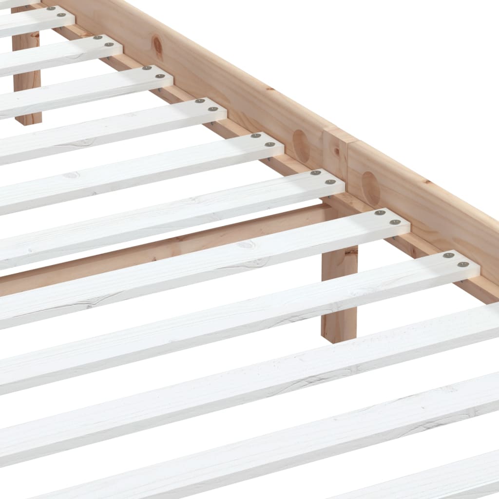 Πλαίσιο Κρεβατιού 160 x 200 εκ. από Μασίφ Ξύλο Πεύκου - PAKOBAZAAR