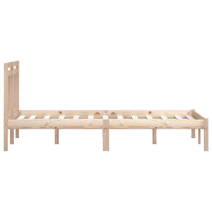 Πλαίσιο Κρεβατιού 180 x 200 εκ. Μασίφ Ξύλο Super King Size - PAKOBAZAAR