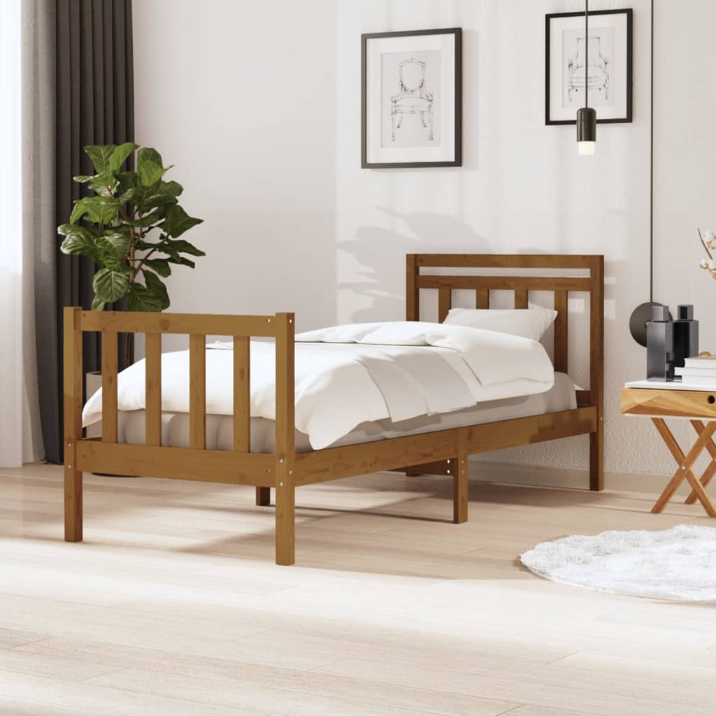 Πλαίσιο Κρεβατιού Μελί 75x190 εκ. Ξύλο Πεύκου Small Single