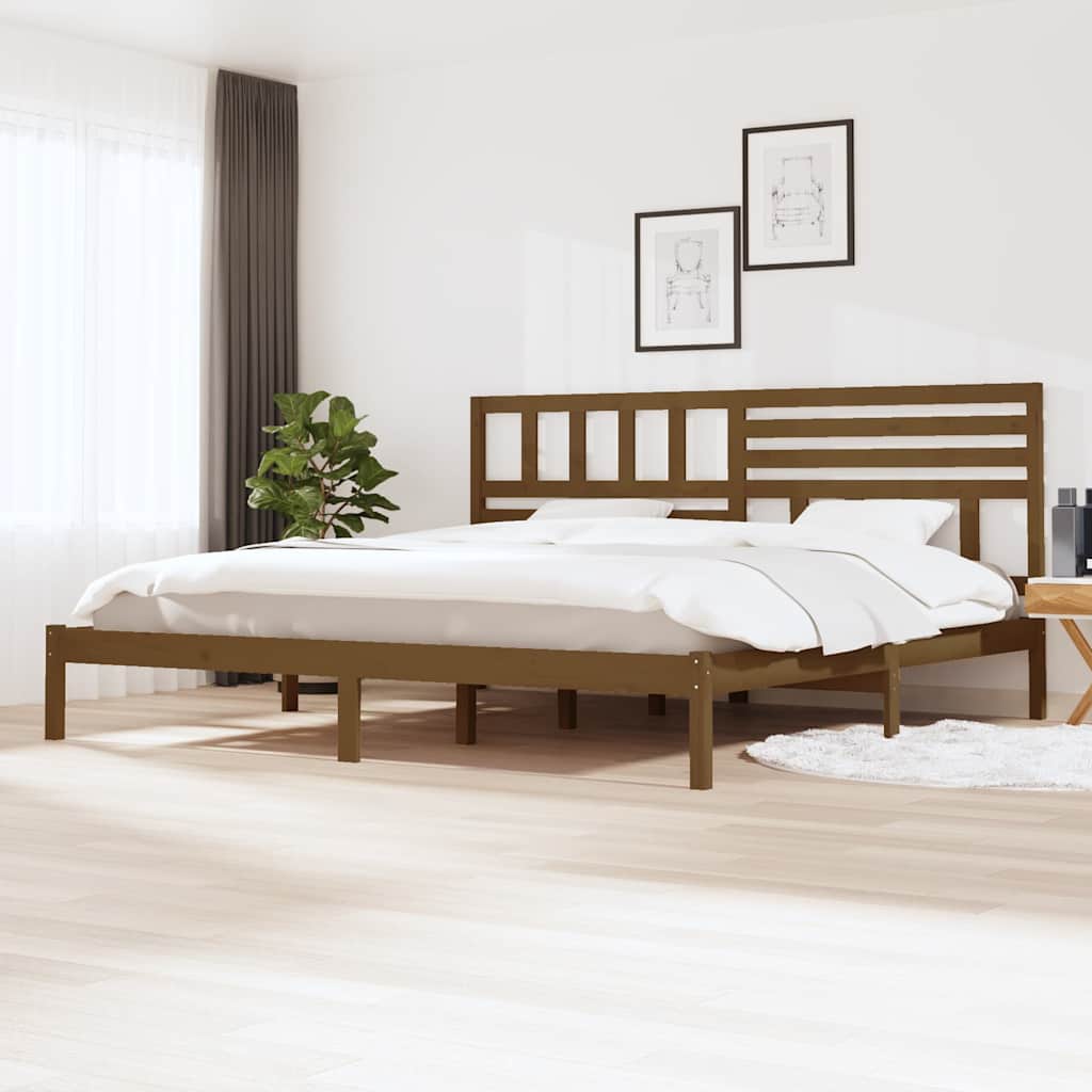 Πλαίσιο Κρεβατιού Μελί 180 x 200εκ. Μασίφ Πεύκο Super King Size