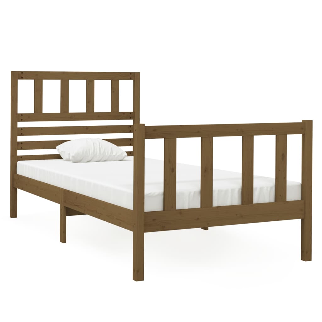 Πλαίσιο Κρεβατιού Μελί 75x190 εκ. Ξύλο Πεύκου Small Single - Pakobazaar
