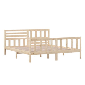 Πλαίσιο Κρεβατιού 180 x 200 εκ. Μασίφ Ξύλο Super King Size - PAKOBAZAAR