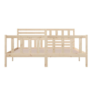 Πλαίσιο Κρεβατιού 180 x 200 εκ. Μασίφ Ξύλο Super King Size - PAKOBAZAAR
