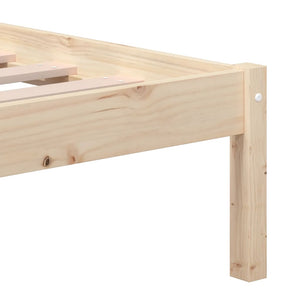 Πλαίσιο Κρεβατιού 120 x 190 εκ. από Μασίφ Ξύλο Small Double - PAKOBAZAAR