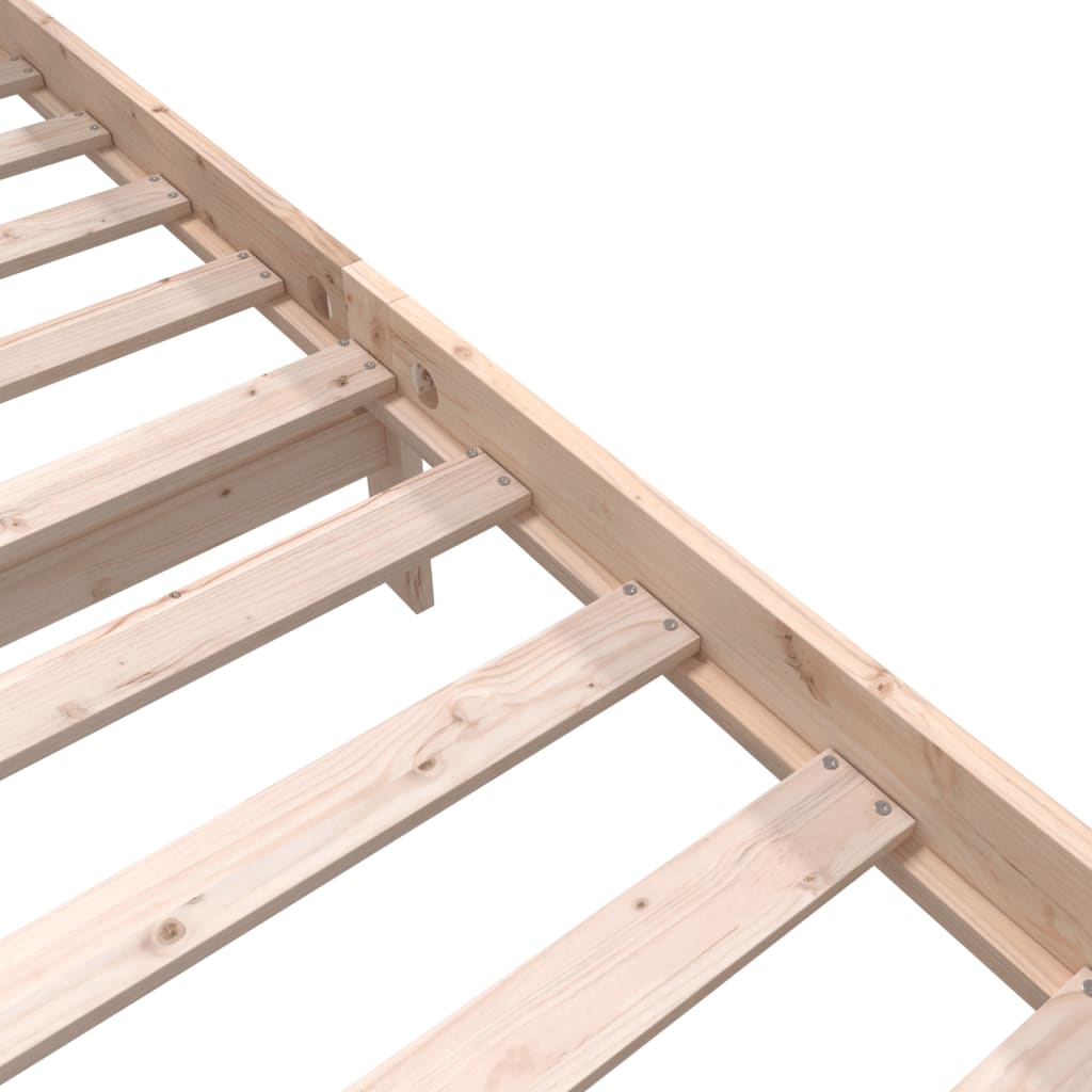 Πλαίσιο Κρεβατιού 140 x 200 εκ. από Μασίφ Ξύλο Πεύκου - PAKOBAZAAR