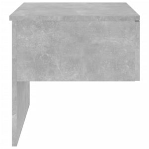 Κομοδίνα Επιτοίχια 2 τεμ. Γκρι Σκυροδέματος