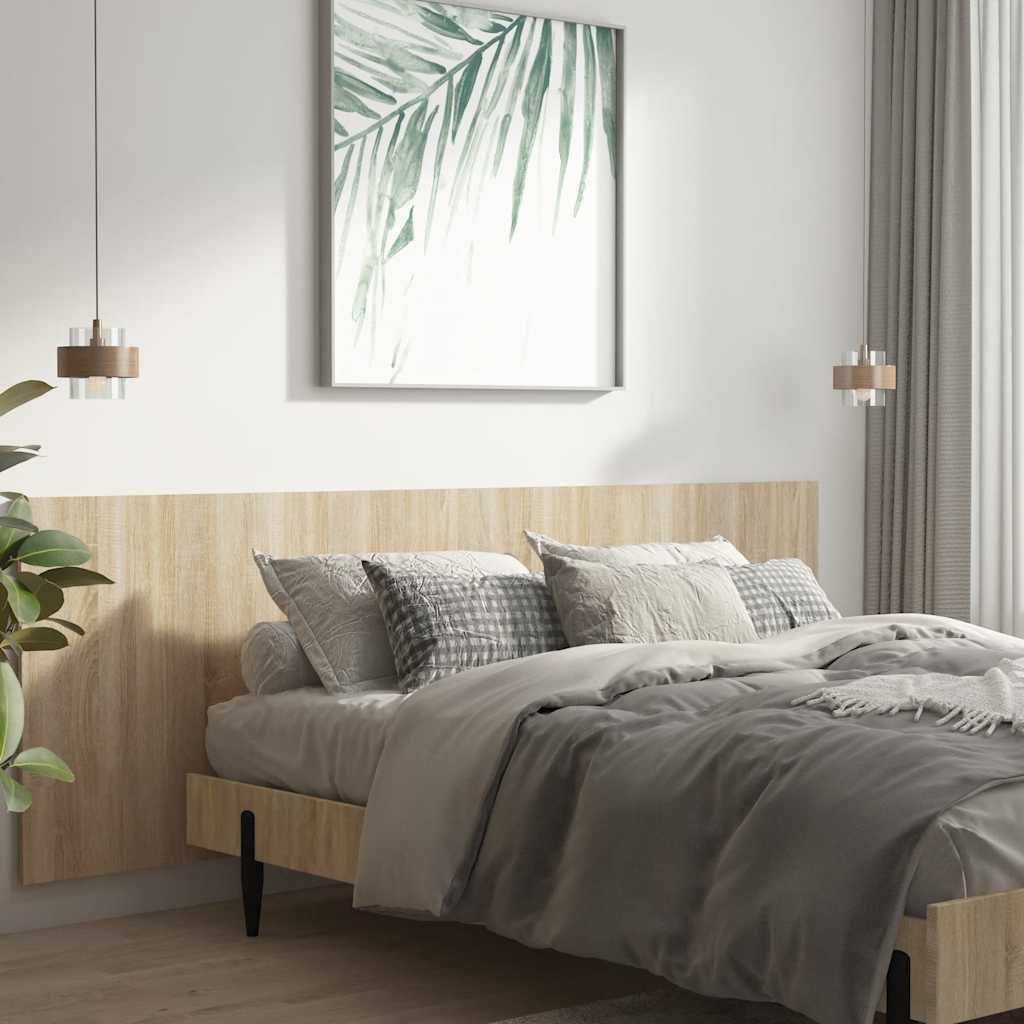 Κεφαλάρι Κρεβατιού Sonoma Δρυς 240x1,5x80 εκ. από Επεξεργ. Ξύλο