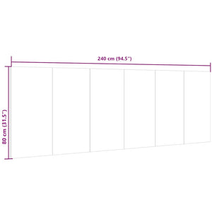 Κεφαλάρι Κρεβατιού Sonoma Δρυς 240x1,5x80 εκ. από Επεξεργ. Ξύλο