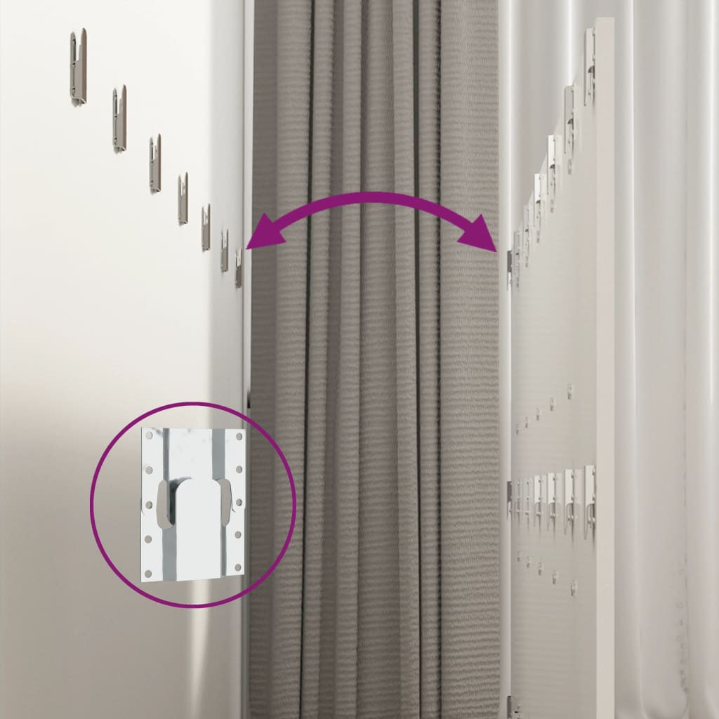 Κεφαλάρι Κρεβατιού Γυαλιστερό Λευκό 240x1,5x80 εκ Επεξεργ. Ξύλο
