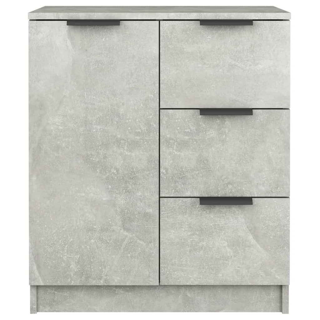 Συρταριέρα Γκρι Σκυροδέματος 60x30x70 εκ. Επεξεργασμένο Ξύλο - Pakobazaar