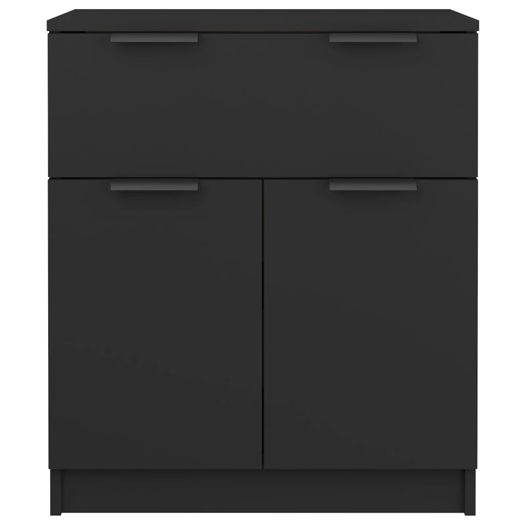 Ντουλάπι Μαύρο 60 x 30 x 70 εκ. από Επεξεργασμένο Ξύλο - Pakobazaar