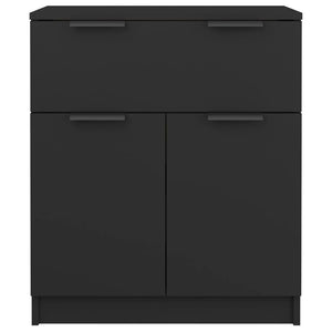 Ντουλάπι Μαύρο 60 x 30 x 70 εκ. από Επεξεργασμένο Ξύλο - Pakobazaar