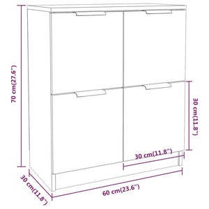 Συρταριέρα Sonoma Δρυς 60 x 30 x 70 εκ. από Επεξεργασμένο Ξύλο