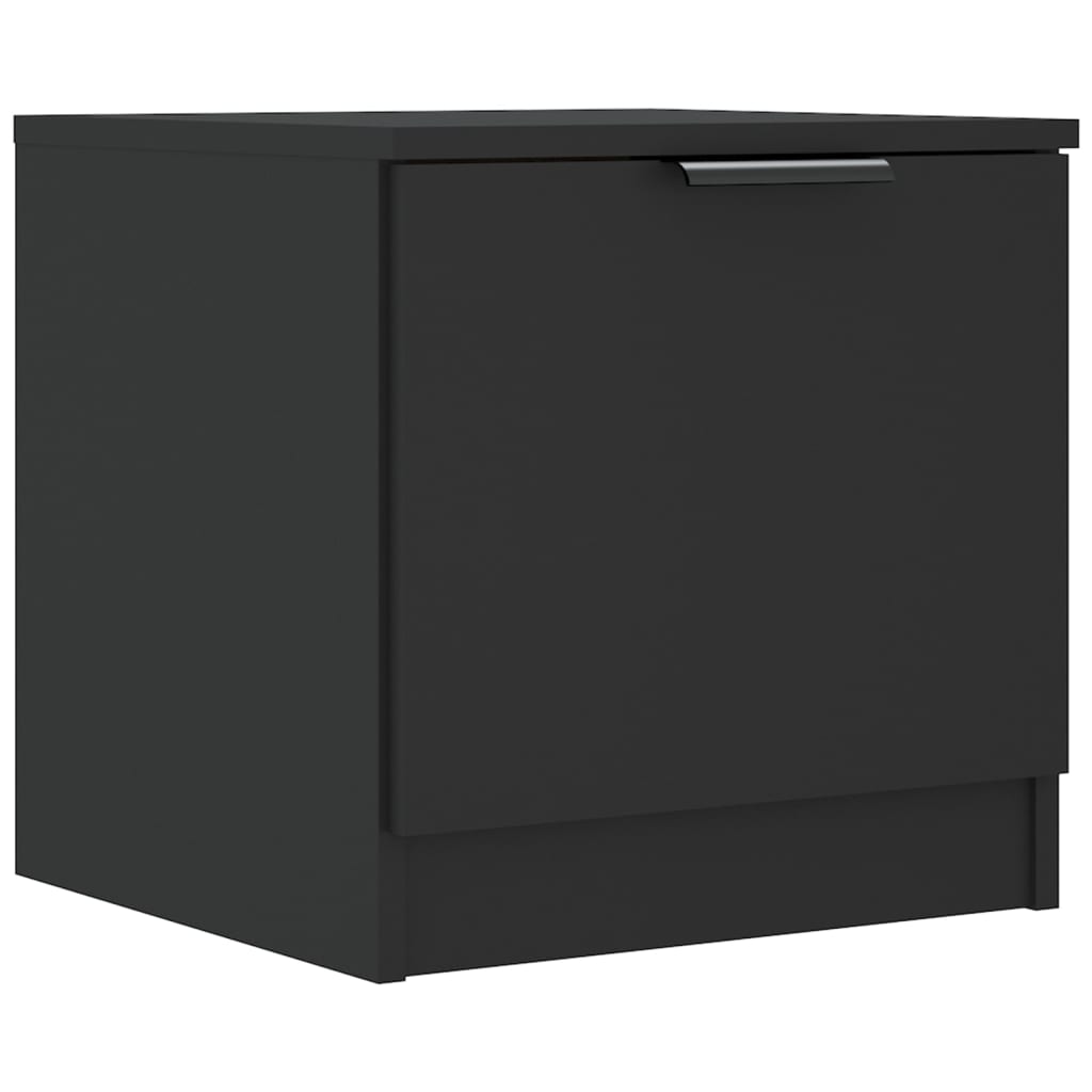 Κομοδίνο Μαύρο 40 x 39 x 40 εκ.