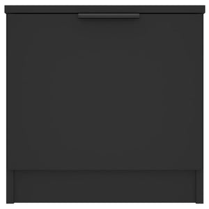 Κομοδίνο Μαύρο 40 x 39 x 40 εκ.