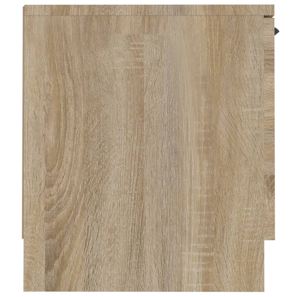 Έπιπλο Τηλεόρασης Sonoma Δρυς 140x35x40 εκ. από Τεχνητό Ξύλο