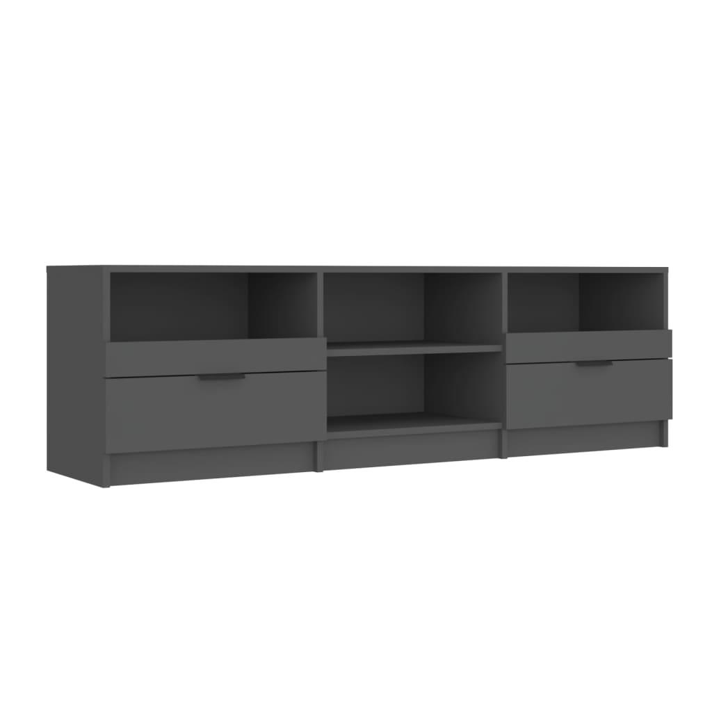Έπιπλο Τηλεόρασης Μαύρο 150x33,5x45 εκ. από Επεξεργασμένο Ξύλο