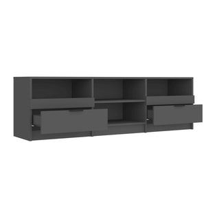Έπιπλο Τηλεόρασης Μαύρο 150x33,5x45 εκ. από Επεξεργασμένο Ξύλο