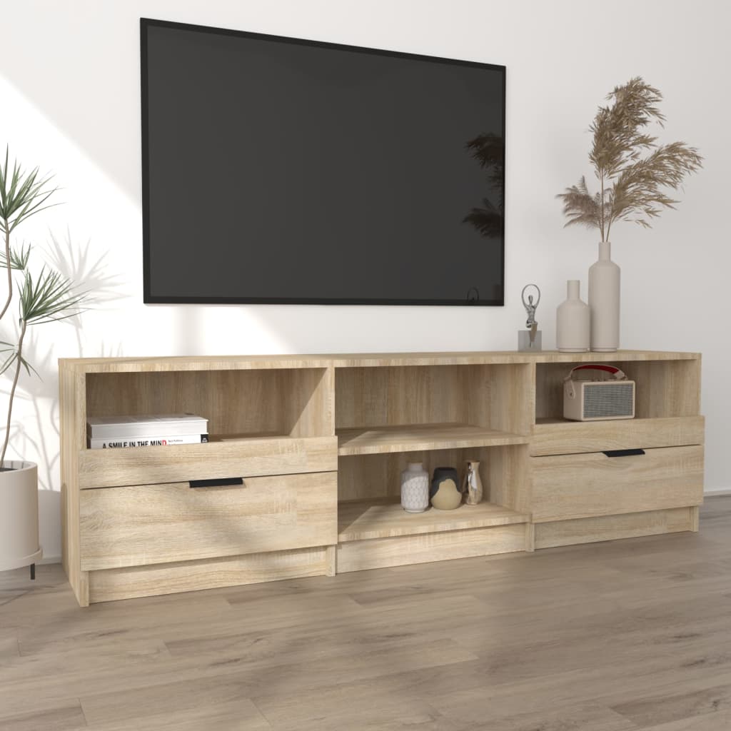 Έπιπλο Τηλεόρασης Sonoma Δρυς 150x33,5x45 εκ. από Επεξεργ. Ξύλο - Pakobazaar