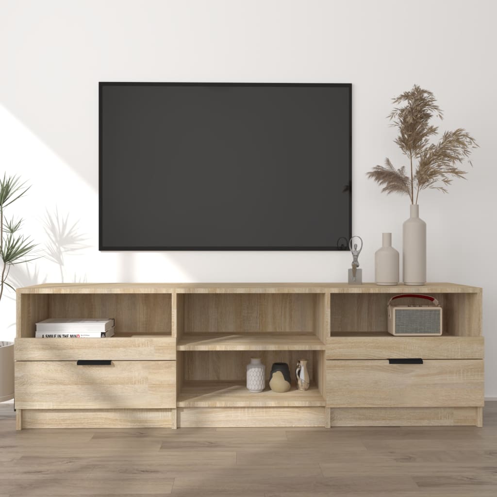 Έπιπλο Τηλεόρασης Sonoma Δρυς 150x33,5x45 εκ. από Επεξεργ. Ξύλο - Pakobazaar