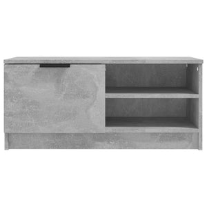 Έπιπλο Τηλεόρασης Γκρι Σκυροδέματος 80x35x36,5 εκ. Επεξ. Ξύλο - Pakobazaar