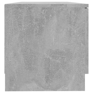 Έπιπλο Τηλεόρασης Γκρι Σκυροδέματος 80x35x36,5 εκ. Επεξ. Ξύλο - Pakobazaar