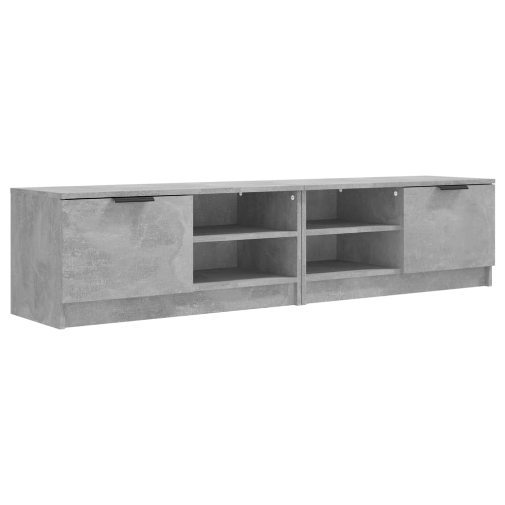 Έπιπλα Τηλεόρασης 2 τεμ. Γκρι Σκυρ. 80x35x36,5 εκ. Επεξ. Ξύλο