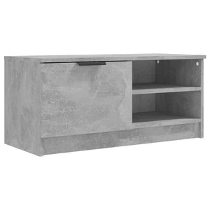 Έπιπλα Τηλεόρασης 2 τεμ. Γκρι Σκυρ. 80x35x36,5 εκ. Επεξ. Ξύλο