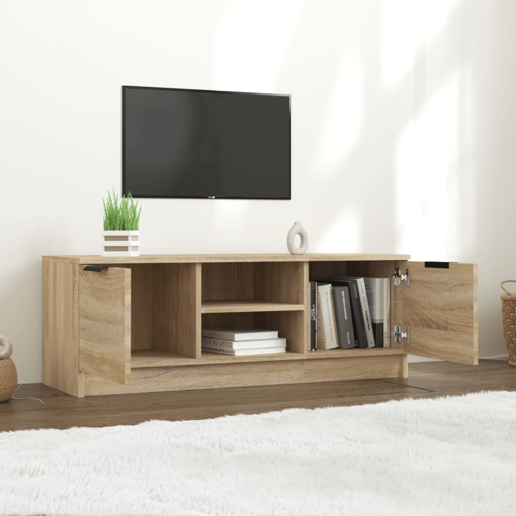 Έπιπλο Τηλεόρασης Sonoma Δρυς 102x35x36,5εκ. Επεξεργασμένο Ξύλο