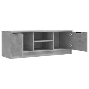 Έπιπλο Τηλεόρασης Γκρι Σκυροδέματος 102x35x36,5 εκ. Επεξ. Ξύλο