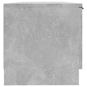 Έπιπλο Τηλεόρασης Γκρι Σκυροδέματος 102x35x36,5 εκ. Επεξ. Ξύλο