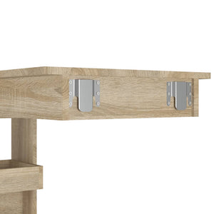 Τραπέζι Μπαρ Τοίχου Sonoma Δρυς 102x45x103,5 εκ. Επεξεργ. Ξύλο - Pakobazaar
