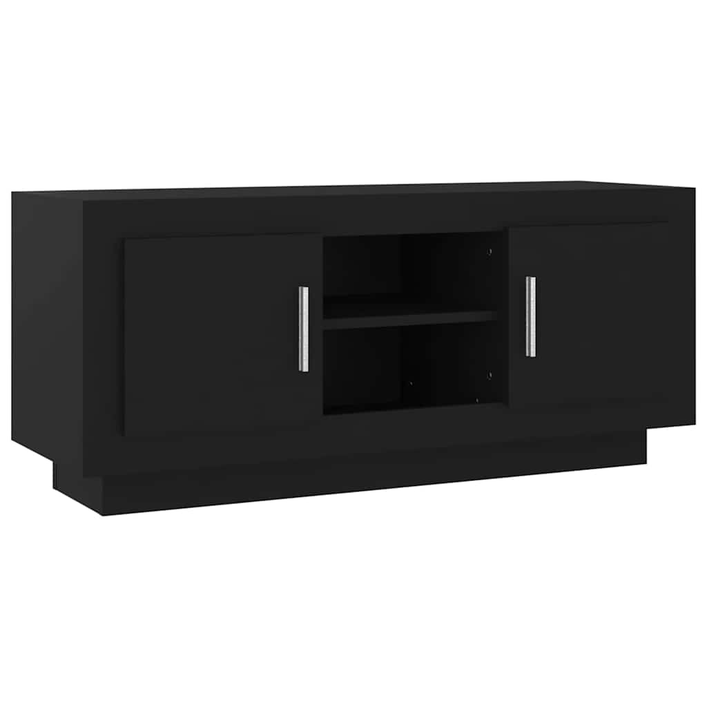 Έπιπλο Τηλεόρασης Μαύρο 102x35x45 εκ. Επεξεργασμένο Ξύλο