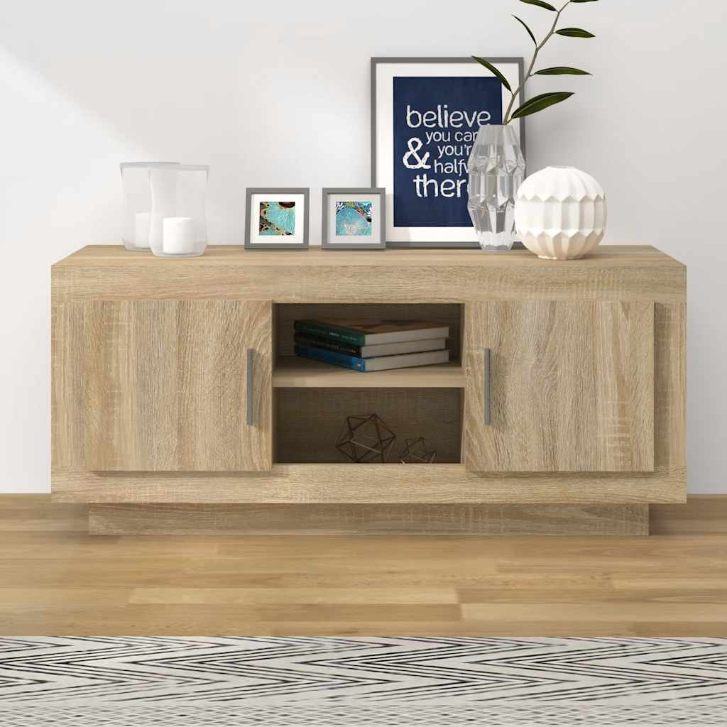 Έπιπλο Τηλεόρασης Sonoma Δρυς 102 x 35 x 45 εκ. Επεξεργ. Ξύλο - Pakobazaar