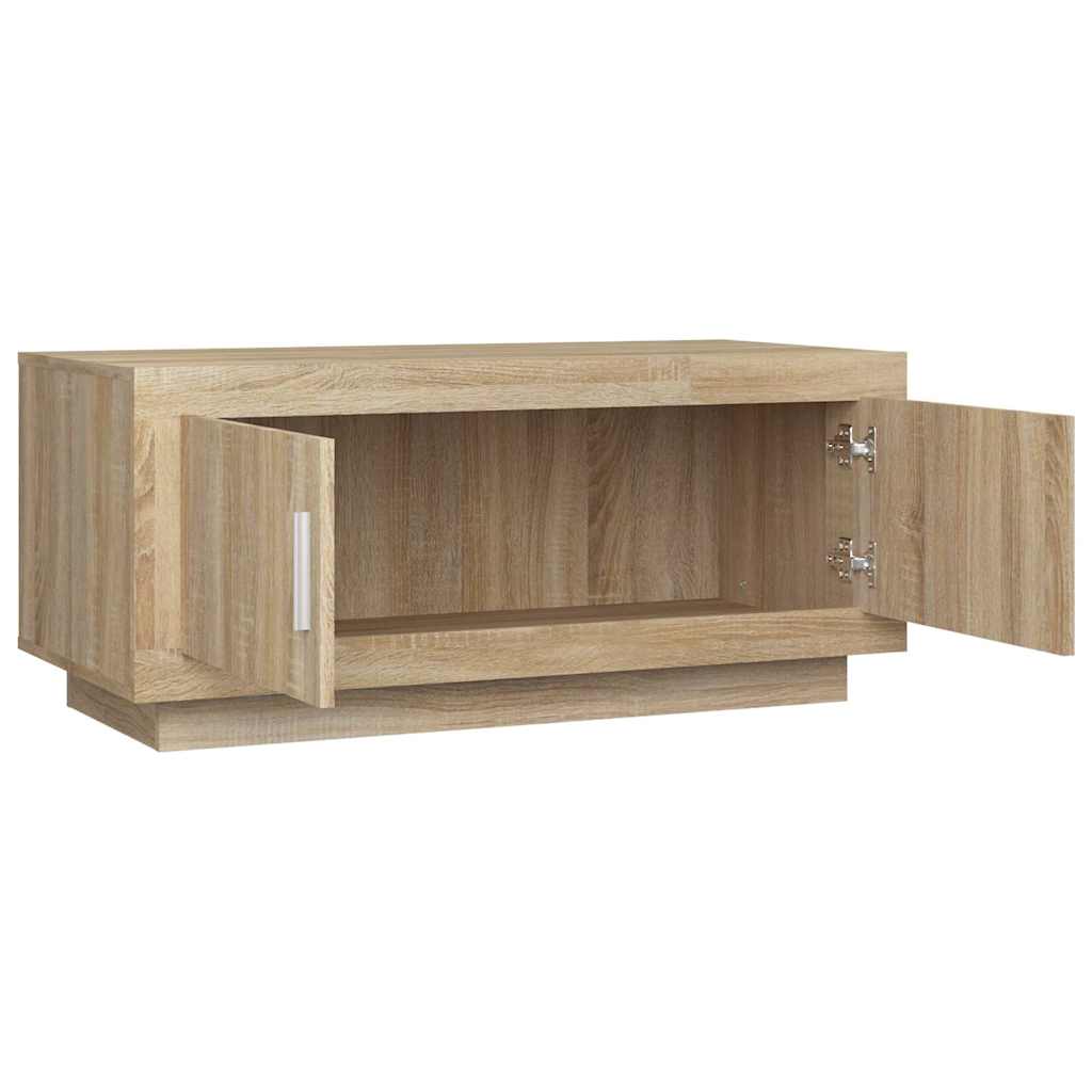 Τραπεζάκι Σαλονιού Sonoma Δρυς 102x50x45 εκ. Επεξεργασμένο Ξύλο