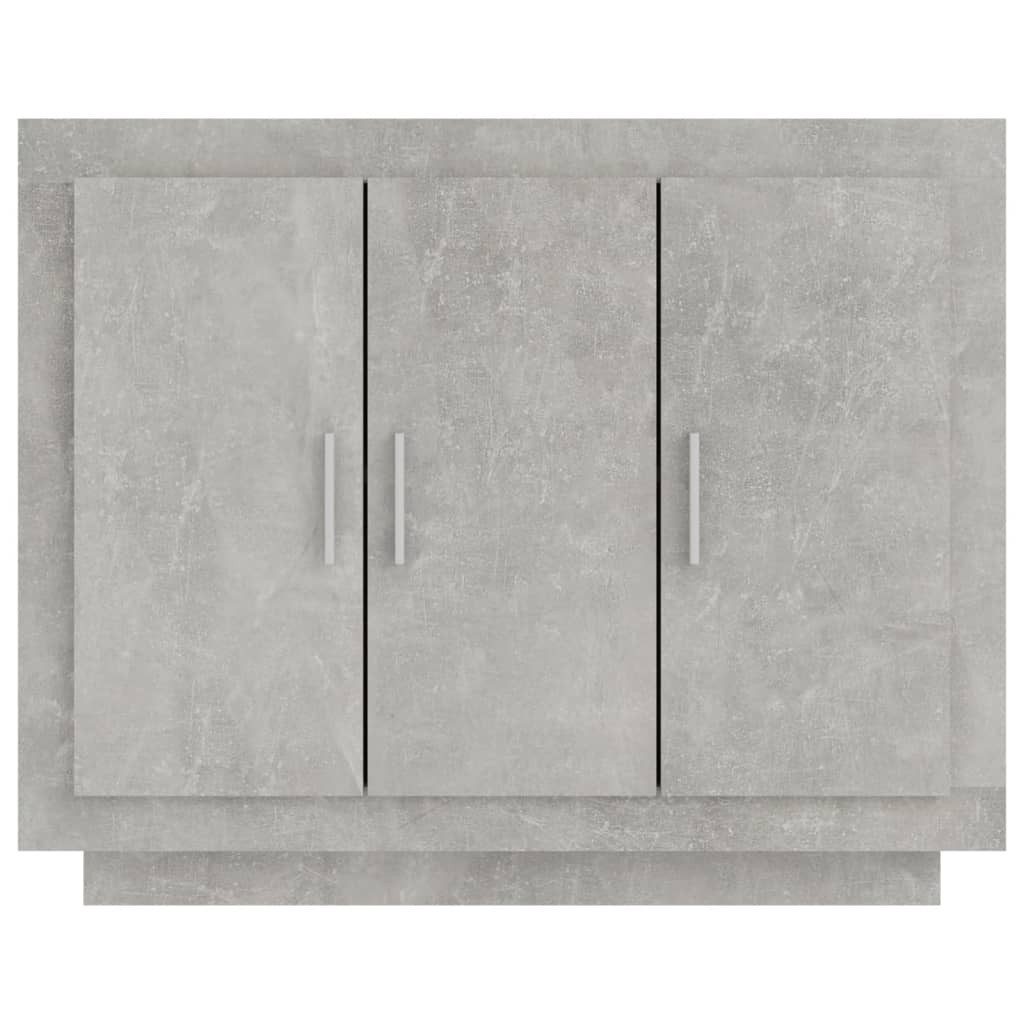 Ντουλάπι Γκρι Σκυροδέματος 92 x 35 x 75 εκ. Επεξεργασμένο Ξύλο