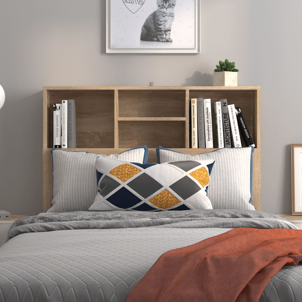 Κεφαλάρι Με Αποθηκευτικό Χώρο Sonoma Δρυς 100x19x103,5 εκ. - Pakobazaar