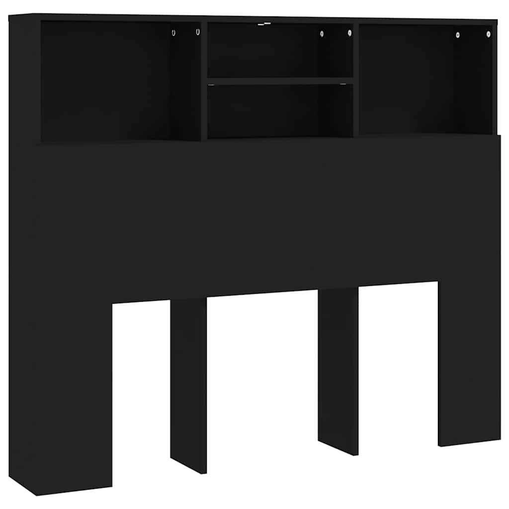 Κεφαλάρι Με Αποθηκευτικό Χώρο Μαύρο 120 x 19 x 103,5 εκ. - Pakobazaar