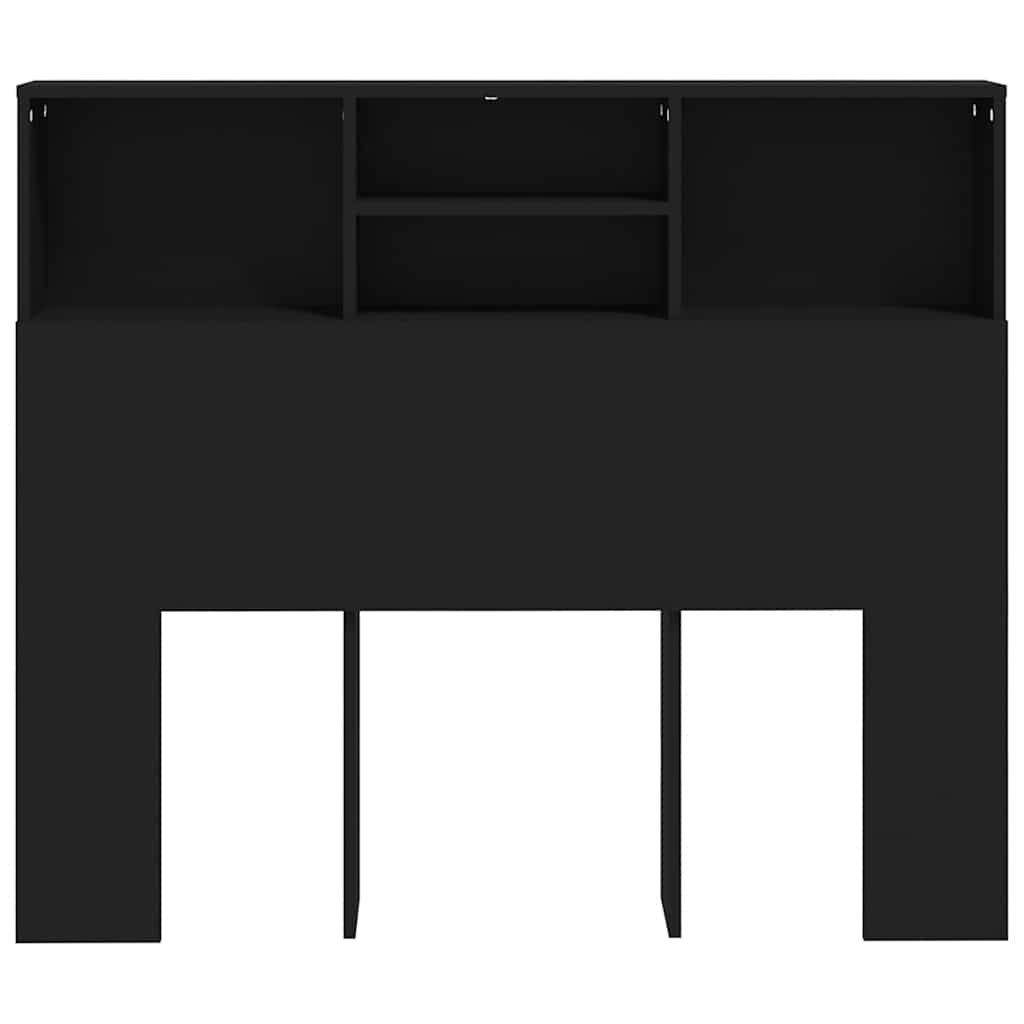 Κεφαλάρι Με Αποθηκευτικό Χώρο Μαύρο 120 x 19 x 103,5 εκ. - Pakobazaar