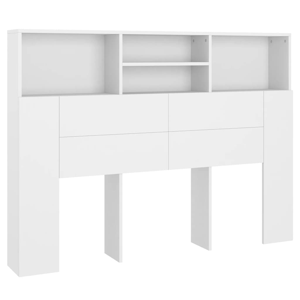 Κεφαλάρι Ντουλάπι Λευκό 140x19x103,5 εκ. - Pakobazaar