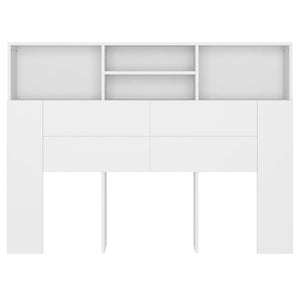 Κεφαλάρι Ντουλάπι Λευκό 140x19x103,5 εκ. - Pakobazaar