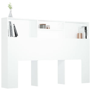 Κεφαλάρι Με Αποθηκευτικό Χώρο Λευκό 160 x 19 x 103,5 εκ.