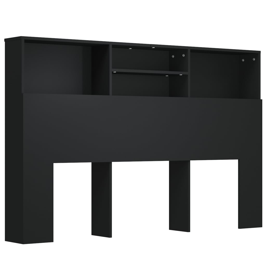 Κεφαλάρι Με Αποθηκευτικό Χώρο Μαύρο 160 x 19 x 103,5 εκ. - Pakobazaar