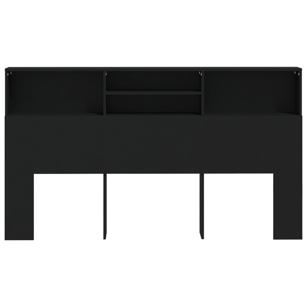 Κεφαλάρι Με Αποθηκευτικό Χώρο Μαύρο 180 x 19 x 103,5 εκ.