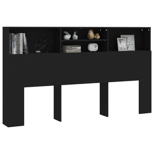 Κεφαλάρι Με Αποθηκευτικό Χώρο Μαύρο 180 x 19 x 103,5 εκ.