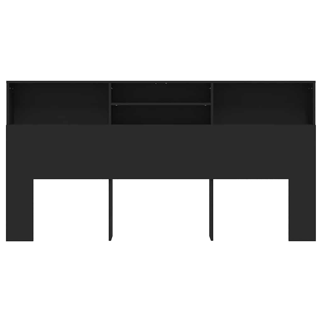 Κεφαλάρι Με Αποθηκευτικό Χώρο Μαύρο 200 x 19 x 103,5 εκ. - Pakobazaar