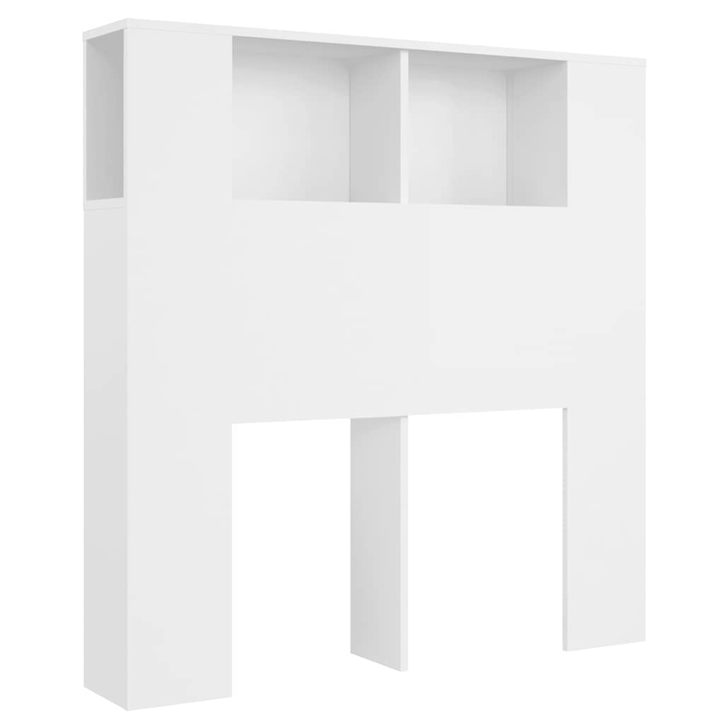 Κεφαλάρι Ντουλάπι Λευκό 100x18,5x102,5 εκ. - Pakobazaar