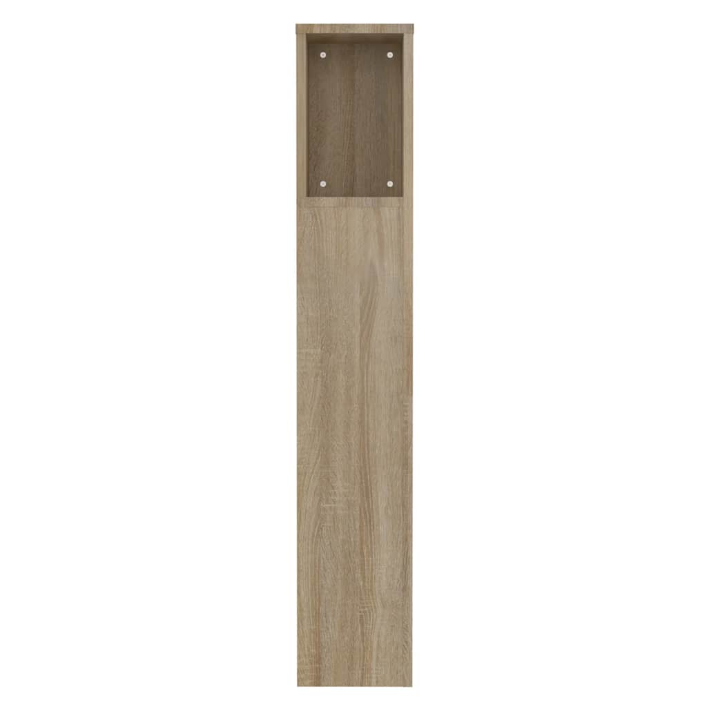 Κεφαλάρι Με Αποθηκευτικό Χώρο Sonoma Δρυς 100x18,5x102,5 εκ. - Pakobazaar